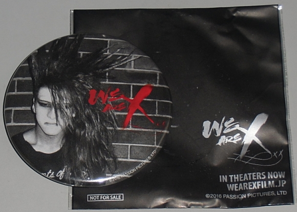 『we are x』入場者特典Toshi缶バッジ/X JAPAN_画像1