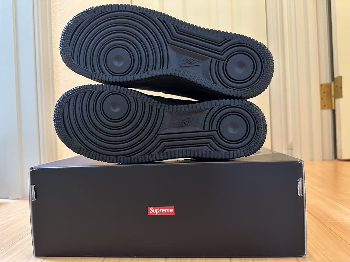25cm Supreme Nike Air Force 1 Low SP Black 23SS シュプリーム ナイキ エア フォース 1 エアフォース1 ロー ブラック 黒 スニーカー US7
