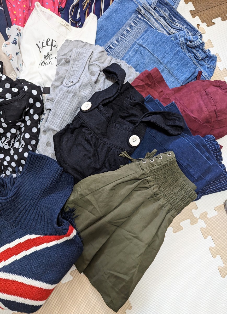 子供服まとめ売り女の子 トップス パンツ スカート ワンピース150~160 | www.combourg.bzh