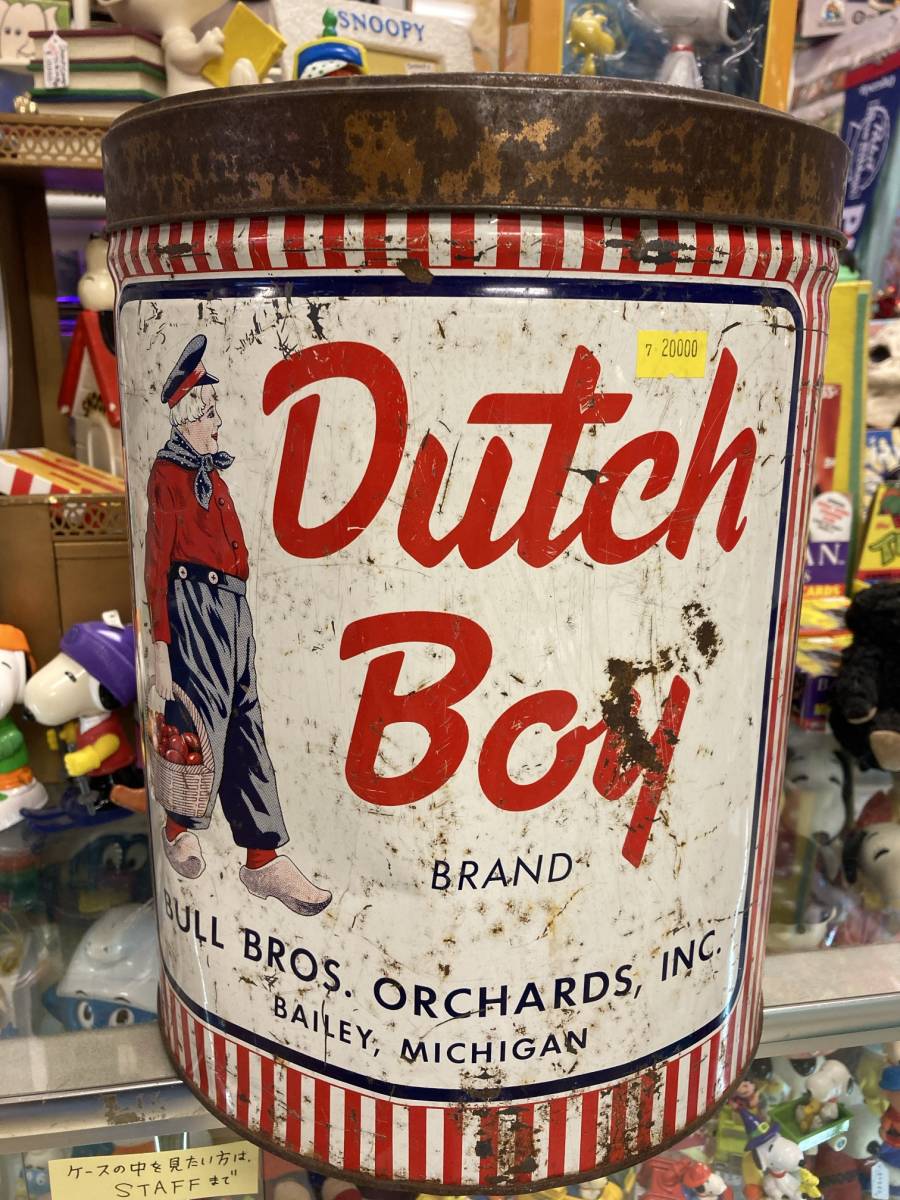 ヴィンテージ★DUTCH BOY　ティン缶★キャニスター、レトロ、カントリー、アンティーク