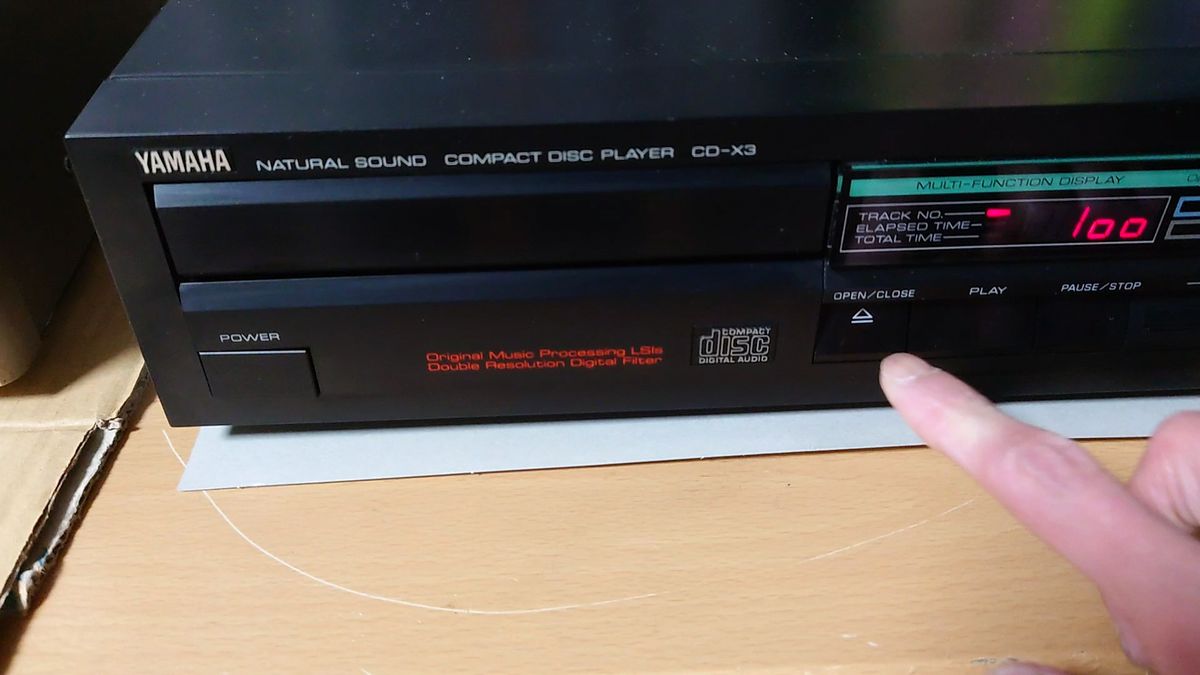 cd-x3 YAMAHA CDプレーヤー デッキ