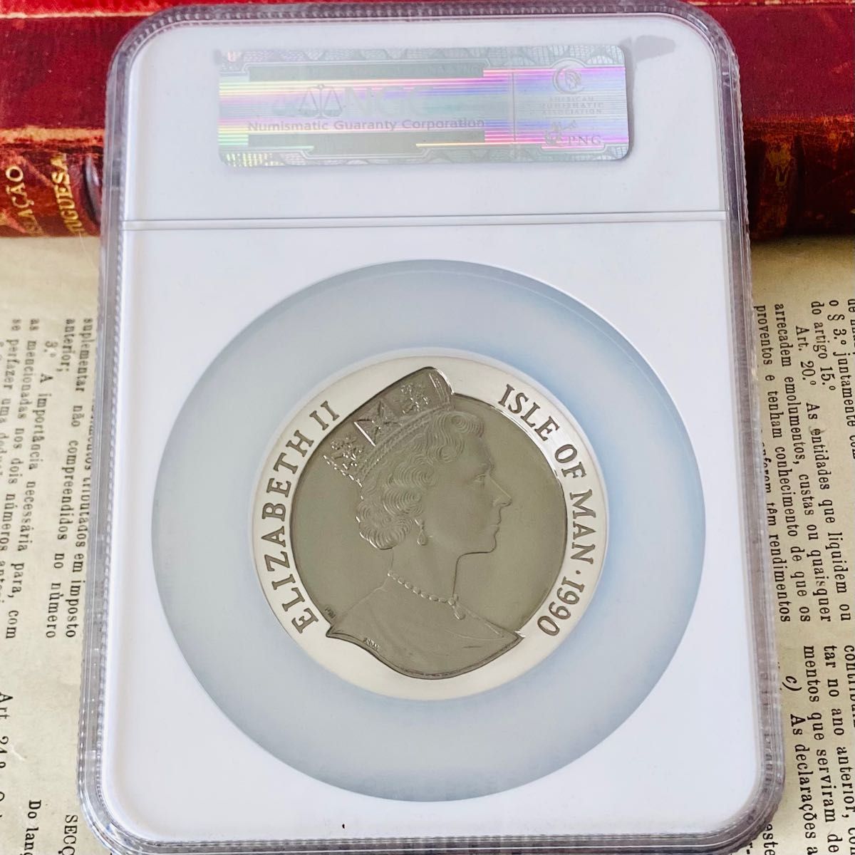 ☆NGC☆大型☆1990 GEM PROOF ペニー マン島 5C 150th | www