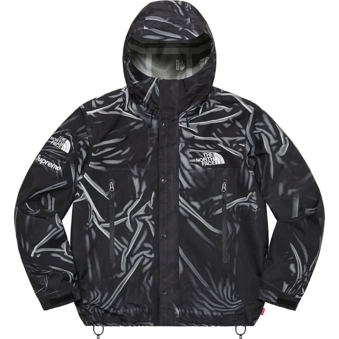 新品Supreme 23SS North Face Printed Taped Seam Shell Jacket