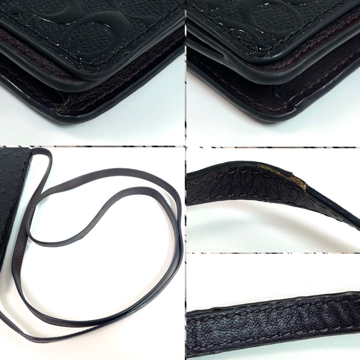COACH コーチ エンボス加工 シグネチャー ウォレット ショルダー COACH コーチ エンボス加工 シグネチャー ウォレット ショルダー
