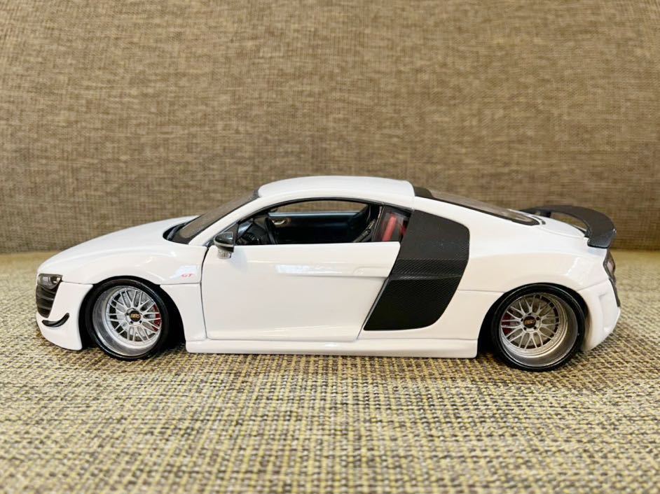  beautiful goods 1/18 Audi R8 GT Audi die-cast minicar Maisto Maisto Special Edition BBS wheel custom modified lowdown 
