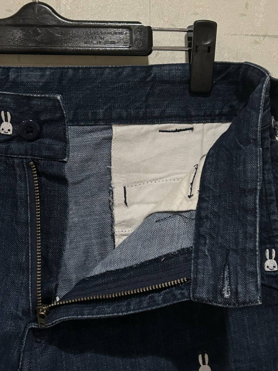 *CUNE кий n... общий рисунок вышивка половина Short Denim брюки мамонт темно синий 30 BJBC.C