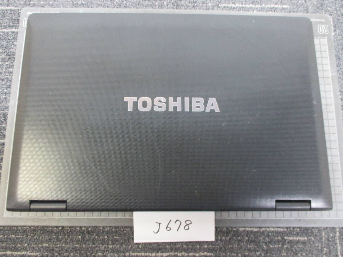 TOSHIBA dynabook Satellite Ｂ450/Ｃ ＨＤＤレス ノートPC メンテナンス前提 Ｊ678