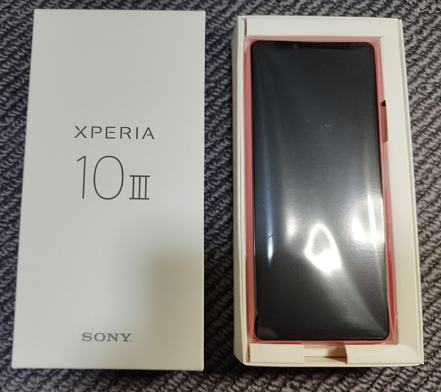 送料無料 新品未使用 SONY XPERIA 10 Ⅲ ピンク ワイモバイル版の画像1