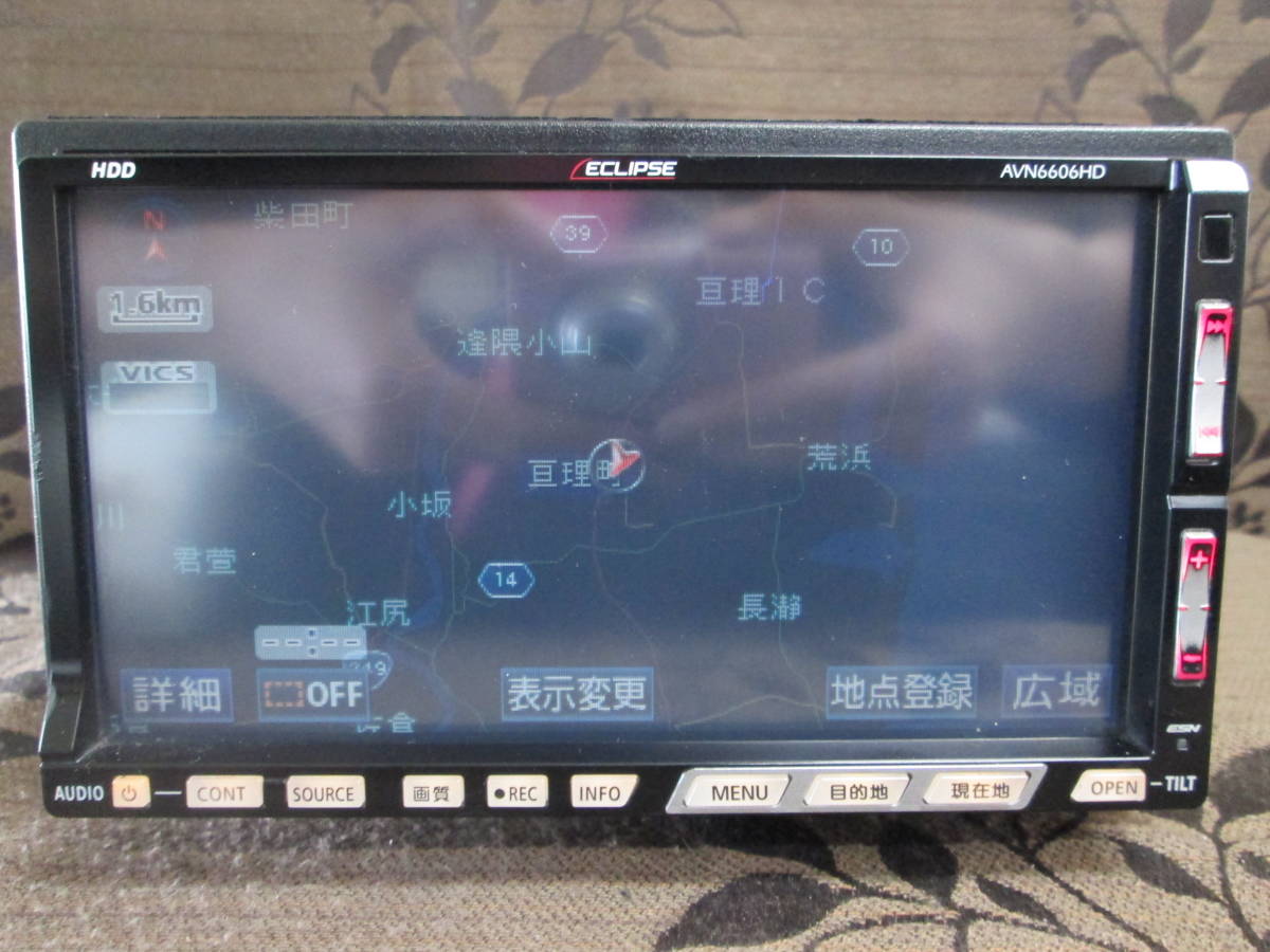 M2705＞＞イクリプス HDDナビ 整備済 AVN6606HD ビデオ対応 2006年＜＜売切り♪_画像1