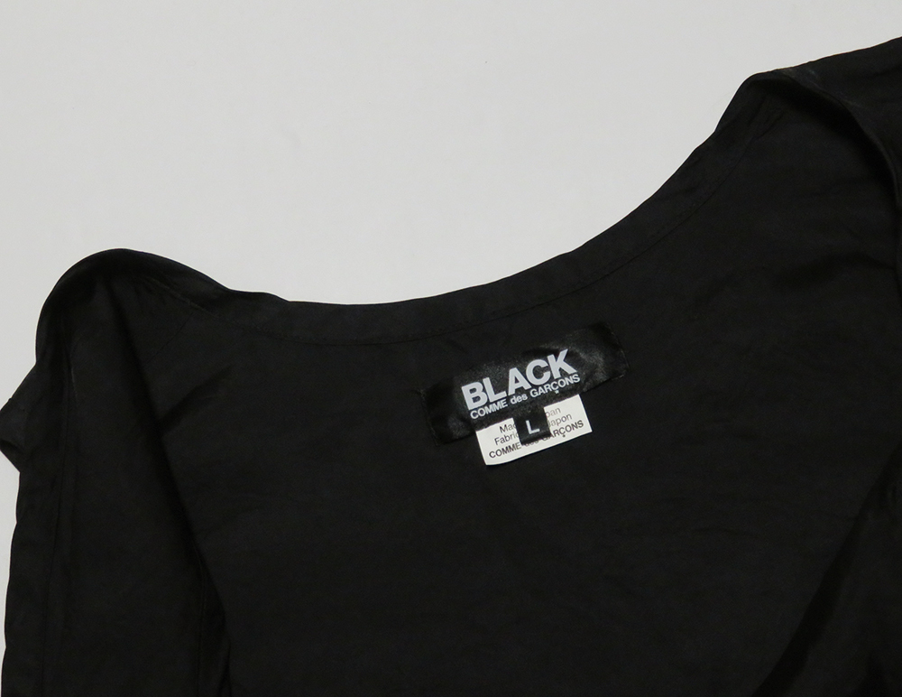 BLACK COMME des GARCONS 21SS スカ刺繍キュプラベスト L 新古品 新品 ブラックコムデギャルソンの画像6