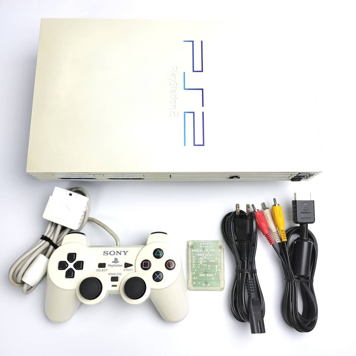 動作確認済み 希少カラー PS2 SCPH-50000 パールホワイト 本体 動作確認済み 希少カラー PS2 SCPH-50000 パールホワイト 本体