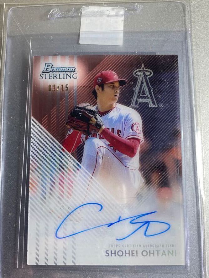 15枚限定!】大谷翔平 Bowman Sterling 2022 直書き直筆サインカード