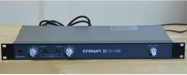 メーカー再生品】 CROWN 美品 メインアンプ 名機 パワーアンプ D45