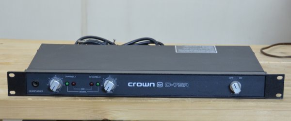 CROWN D75A main amplifier strongest amplifier 