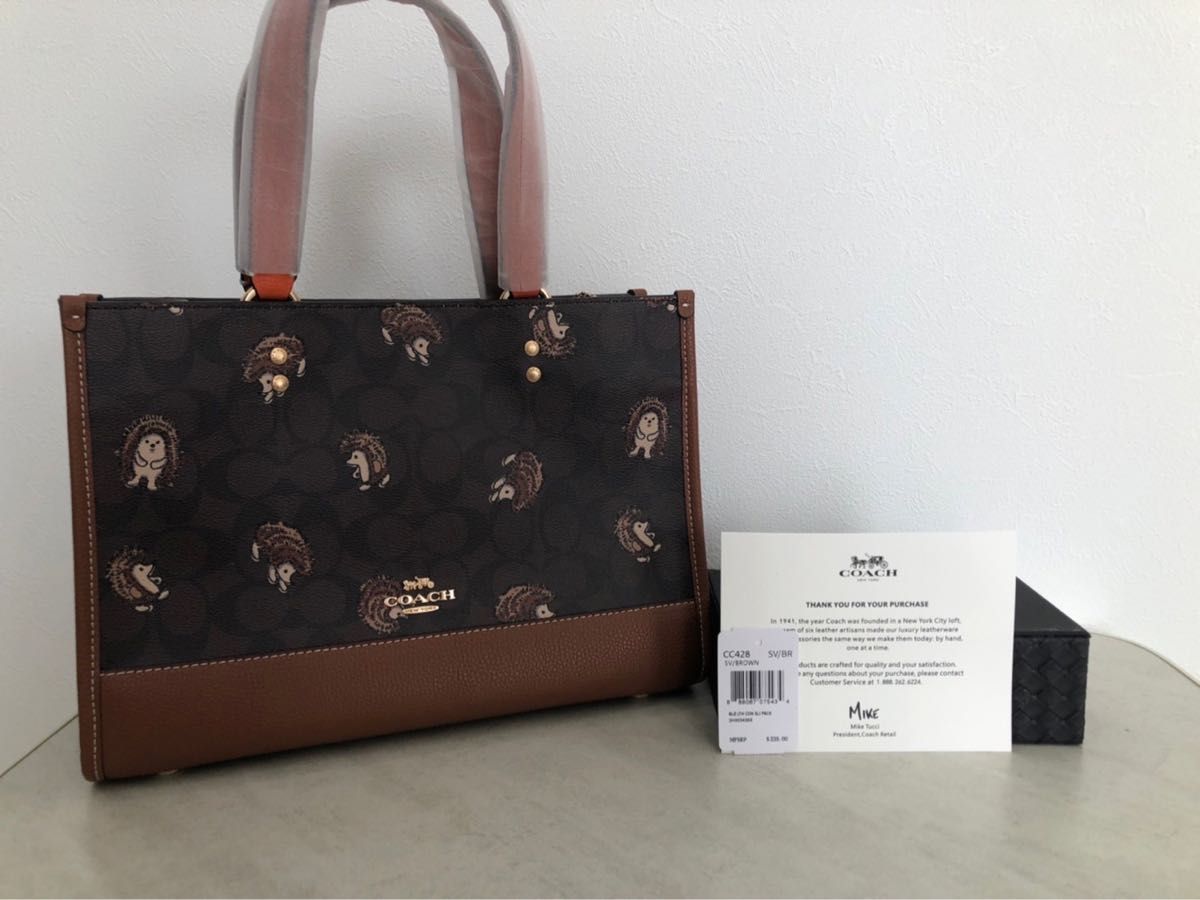 代引き手数料無料 coach コーチ トートバッグ CC428 トートバッグ