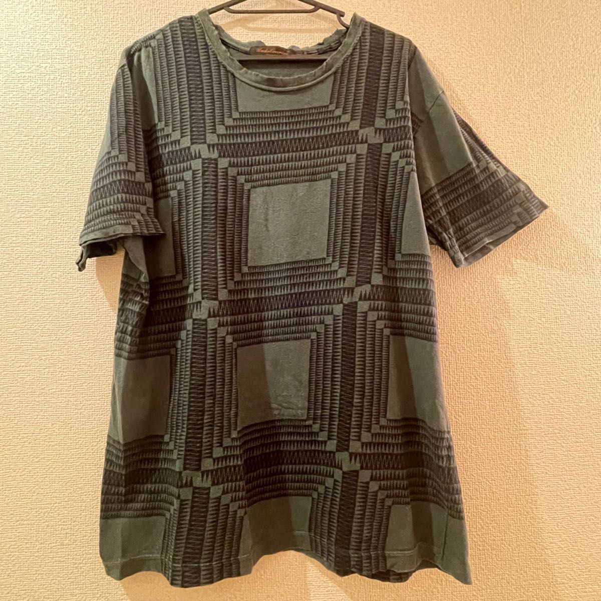 アンダーカバー scab期 幾何学模様 パープル 半袖Tシャツ M UNDERCOVER 03ss SCAB期 ZIG柄Tシャツ メンズM|Yahoo!フリマ