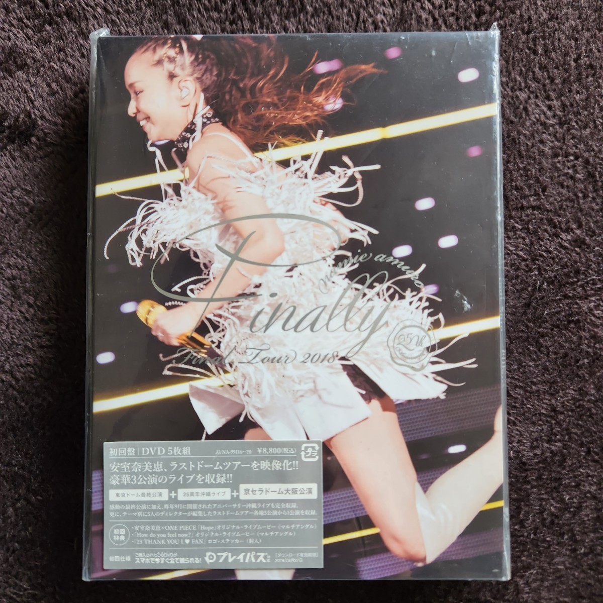 送料無料! 安室奈美恵 DVD 3枚組/Final Tour 2018 ～Finally～ (東京ドーム最終＋25周年沖縄ライブ＋京セラドーム大阪 初回限定盤)_画像1