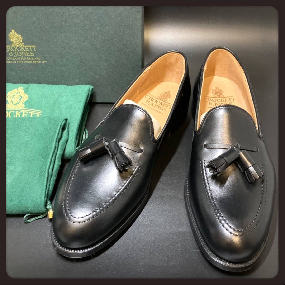 未使用 Crockett&Jones クロケットアンドジョーンズ CAVENDISH2 キャベンディッシュ2 箱 シューズ袋 付 8.5_画像1