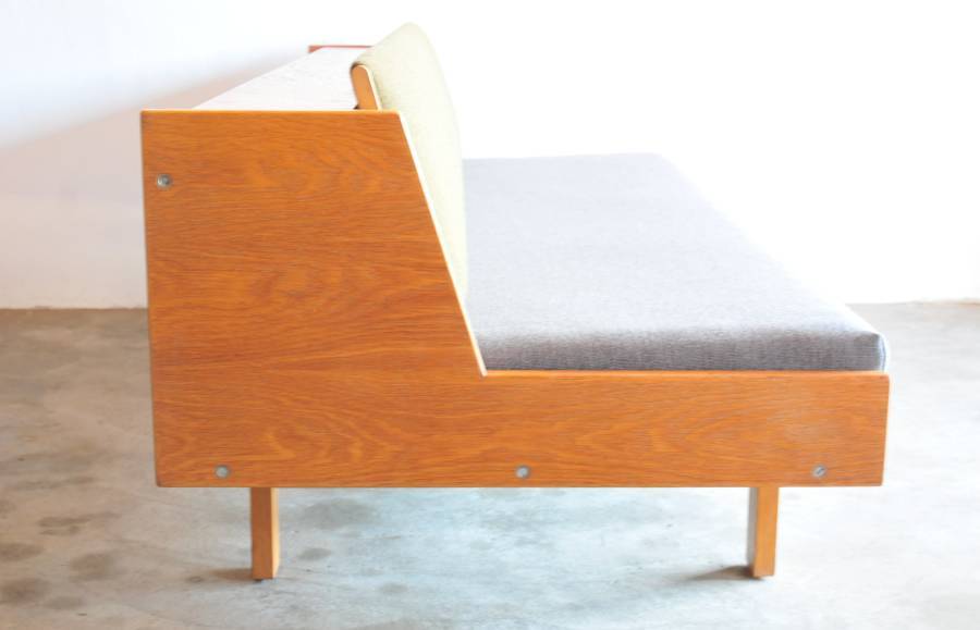 Hans J Wegner GETAMA GE258 Daybed Sofa oak マット張替済_画像3