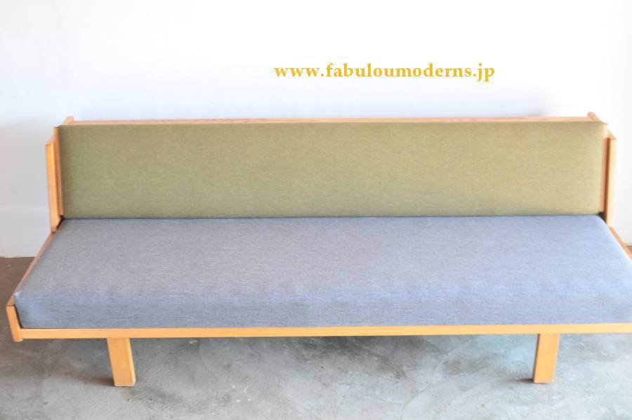 Hans J Wegner GETAMA GE258 Daybed Sofa oak マット張替済_画像6