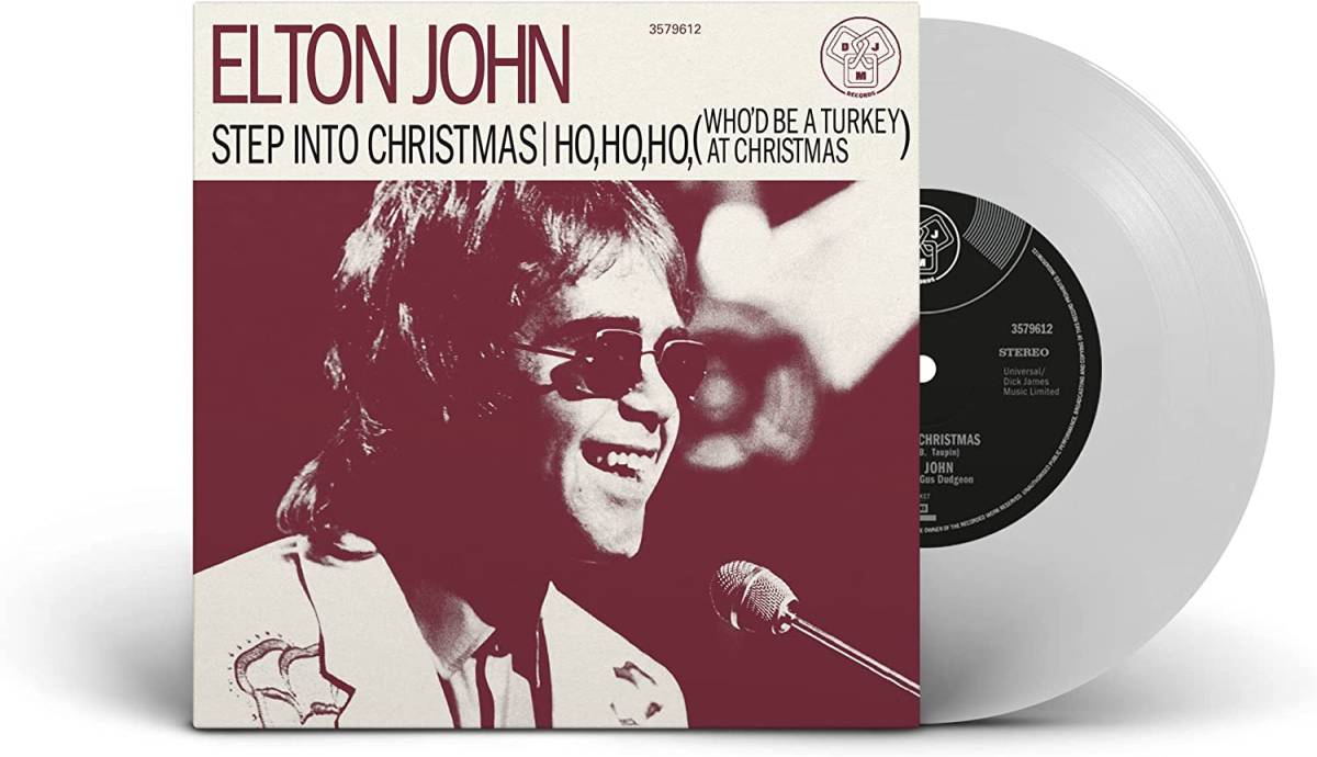 ELTON JOHN (エルトンジョン) : Step Into Christmas 限定カラー盤2種(10inch赤＋12inch白)UK盤・新品未開封品_画像9