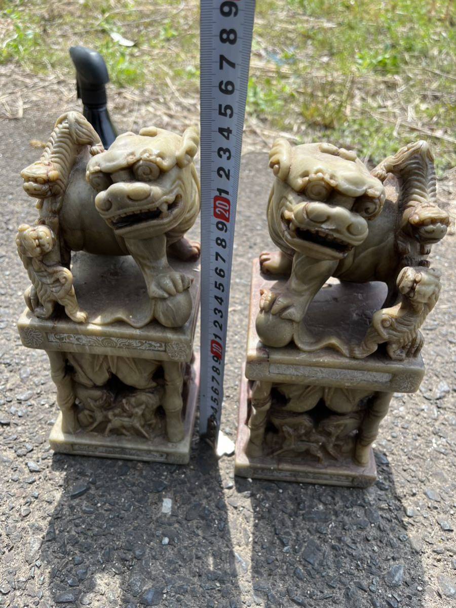 印材 寿山石 古玩 印章 中国美術 文房四寶 書道 篆刻 獅子 大きい