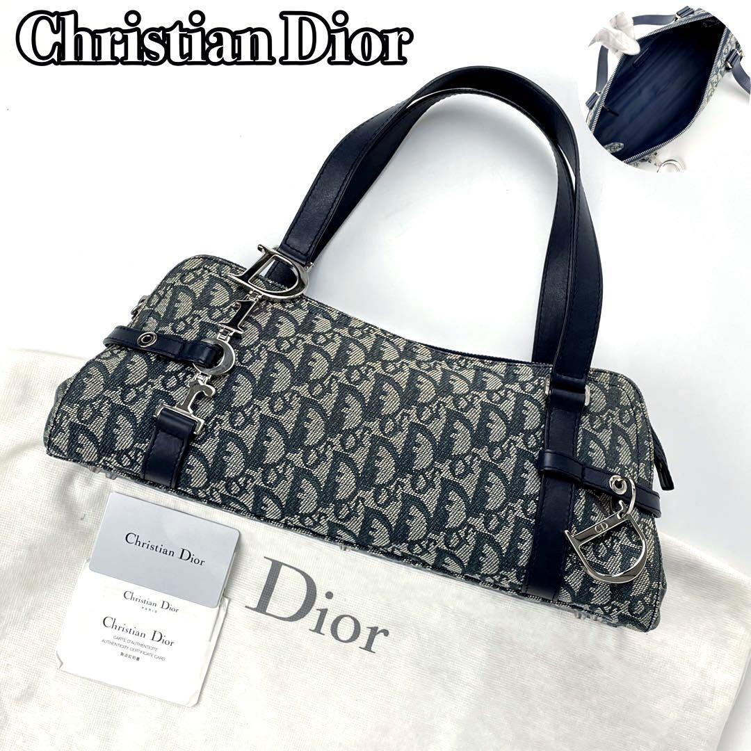 極美品】Christian Dior ディオール ハンドバッグ トロッター 総柄