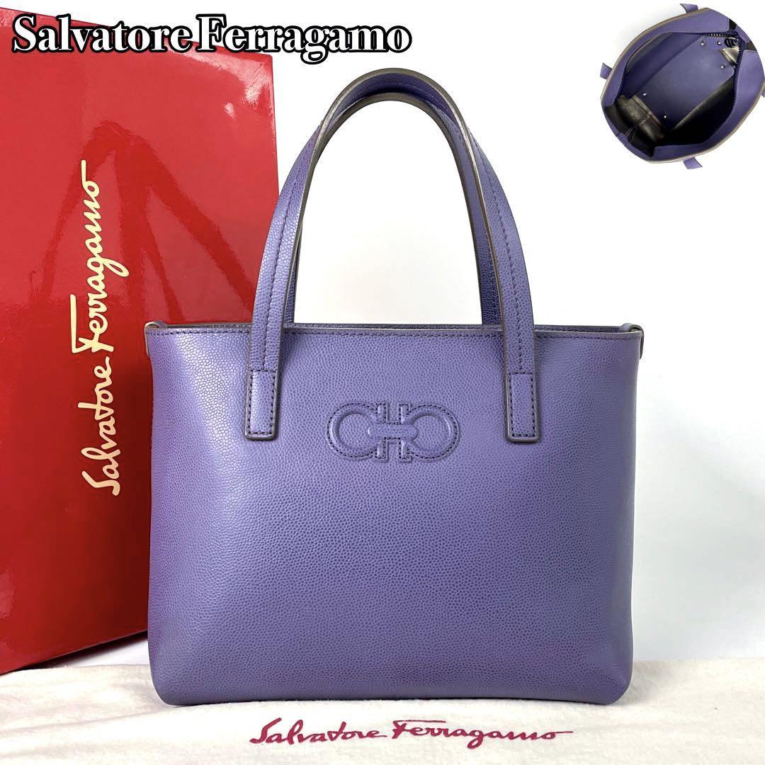 やスマート】 美品□Salvatore Ferragamo フェラガモ ハンドバッグ