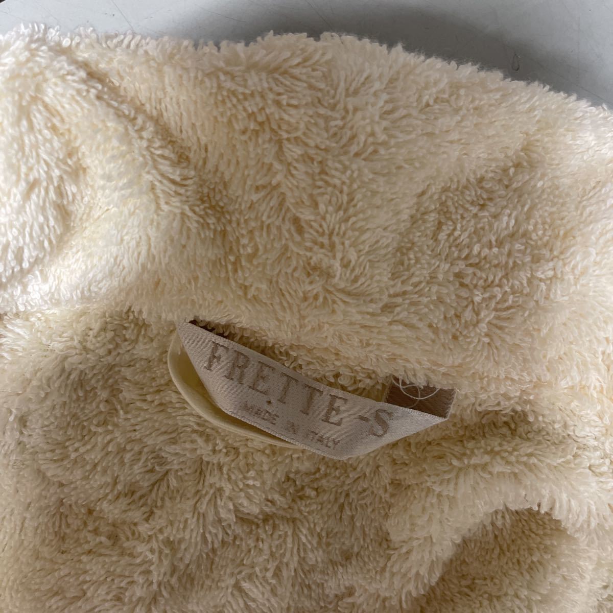 Frette Terry Bathrobe フレッテ バスローブ ガウン イタリア製 MADE IN ITALY Sサイズ_画像7