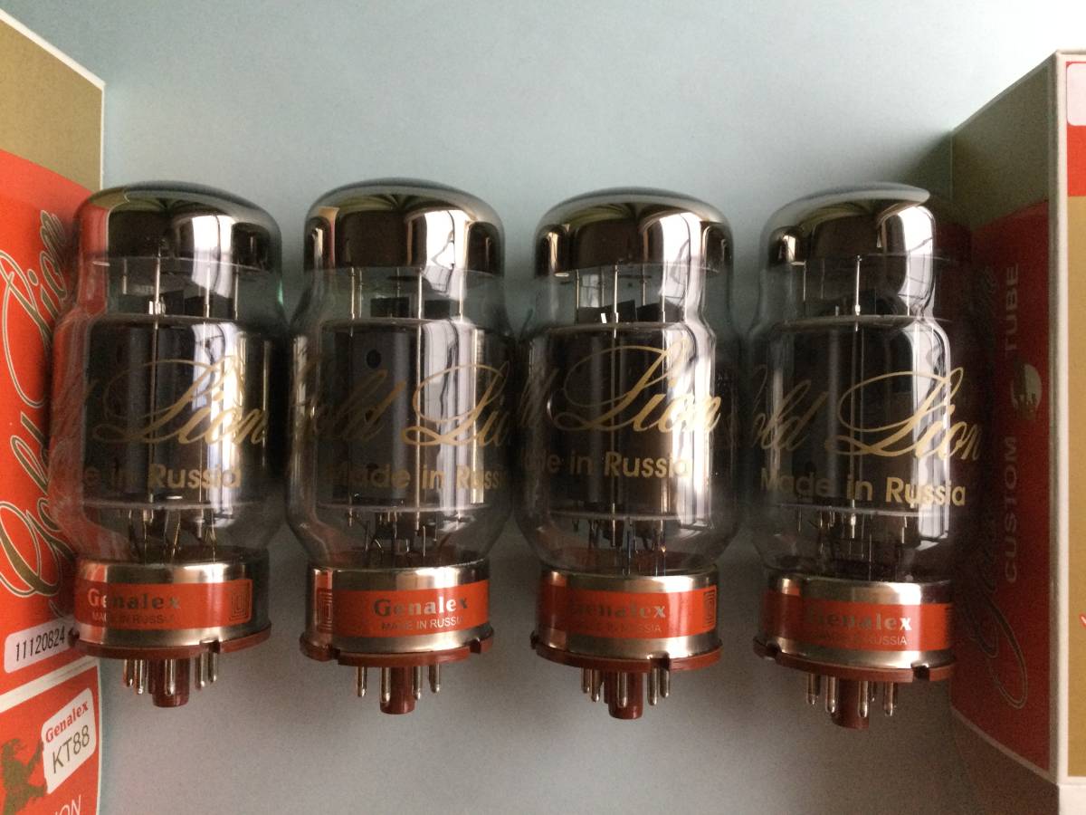今日の超目玉】 Genalex Gold Lion KT88 真空管 Power Vacuum Tube
