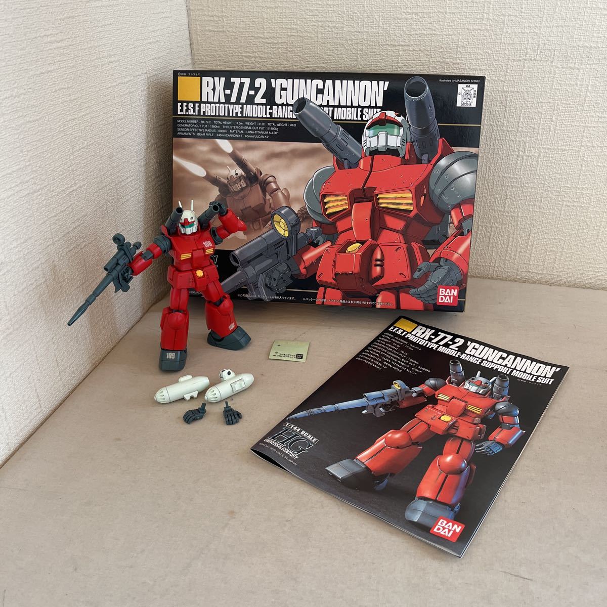 Yahoo!オークション - RX-77-2 ガンキャノン 組立済 1/144 Yahoo!オークション - RX-77-2 ガンキャノン 組立済 1/144
