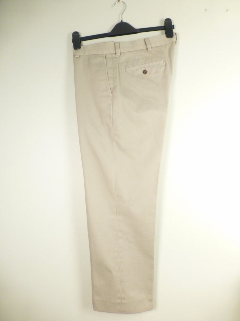 ◆BROOKS BROTHERS パンツ W92 L68.5 美品 ADVANTAGE CHINO W35 MILANO ミラノ ベージュ コットン チノパンツ ブルックスブラザーズ_画像1