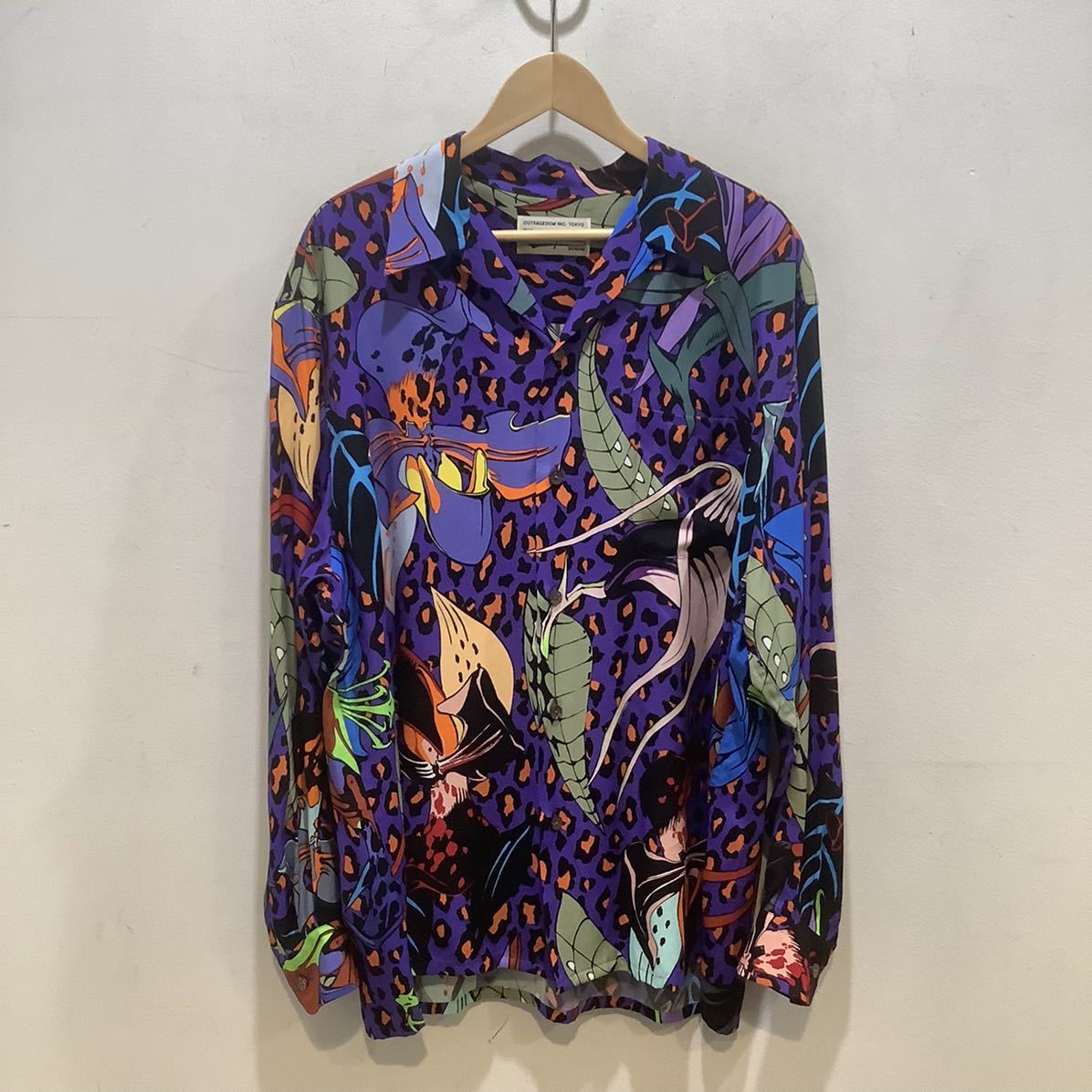 WACKOMARIA ワコマリア アロハシャツ パープル 2022 A/W HAWAIAN SHIRT