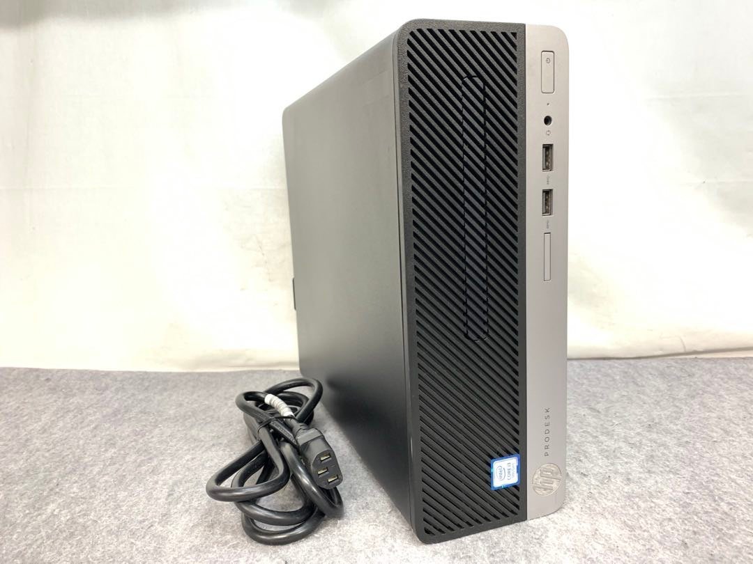 hp】ProDesk 400 G6 SFF Core i3-9100 3.60GHz メモリ8GB HDD500GB DVD