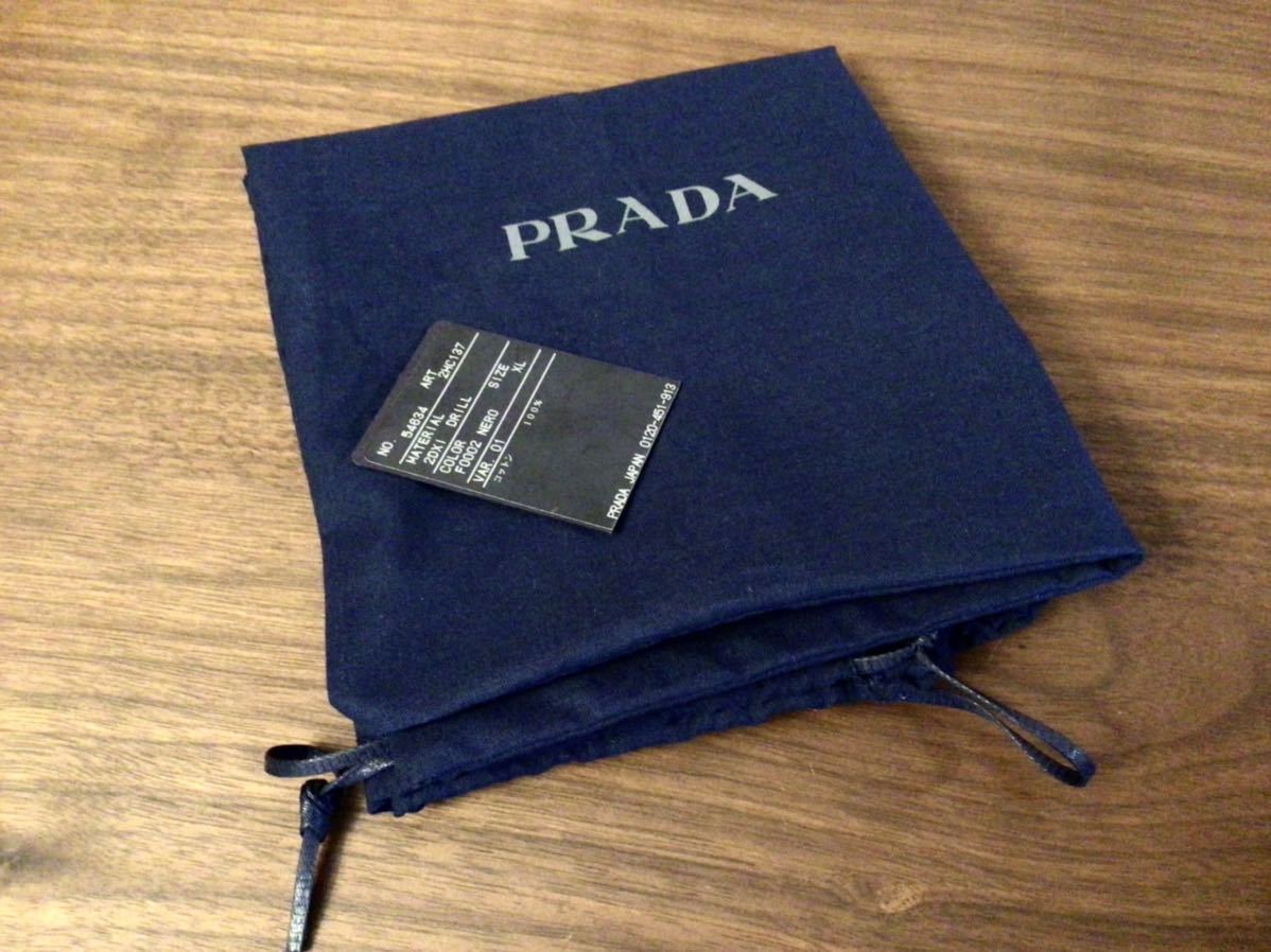 PRADA DRILL BUCKET HAT ”BLACK” プラダ ドリルバケットハット