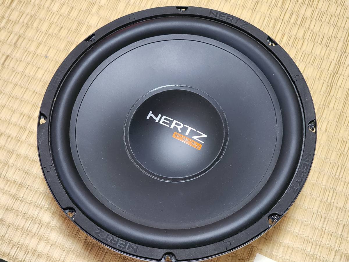 発送無料！HERTZ ES F25.5 ウーファー ENERGY 900W 300W RMS Single 4ohm 25cm（検索ROCKFORD JBLKICKER KENWOOD ALPINE CARROZERIA HELIX)_画像2