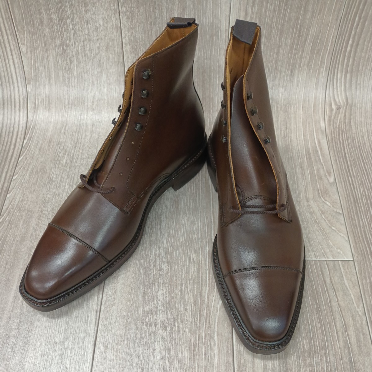 【アウトレット】CROCKETT&JONES NORTHCOTE 右9.5左9 クロケットアンドジョーンズ レースアップブーツ