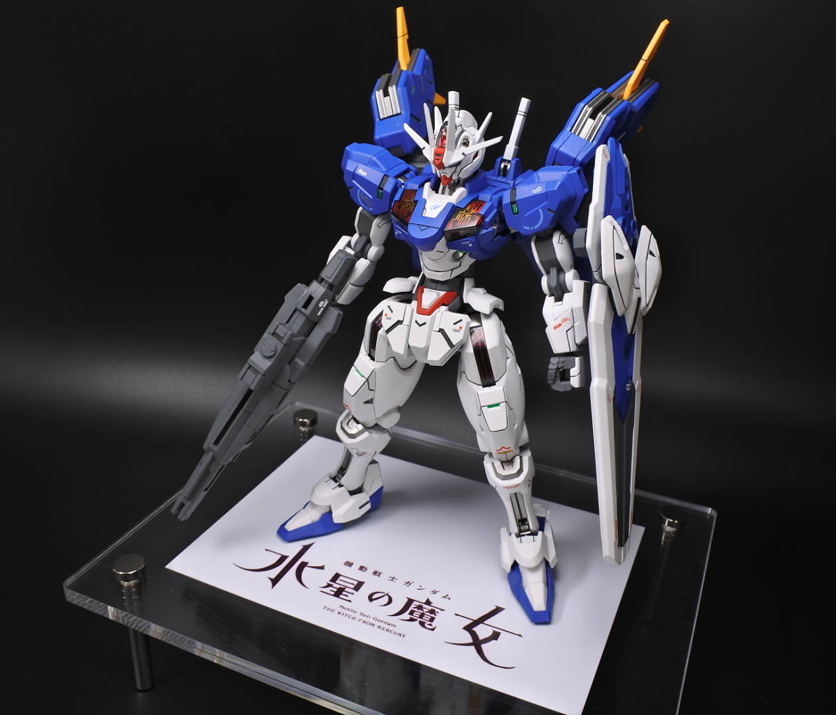 けします ◎HG 1/144 ガンダムエアリアル (改修型)① オリジナル台座