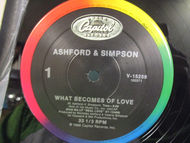 Ashford & Simpson ： What Becomes Of Love 12'' c/w It's A Rush // 5点で送料無料_画像2