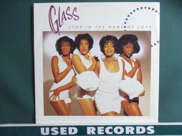 ★ Glass ： Stop In The Name Of Love 12'' ☆ (( HOUSE / The Supremes の Motown Hit カバー! / 落札5点で送料無料_画像1
