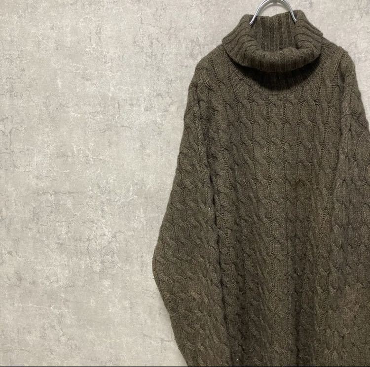 美品】 エルエルビーン L.L.Bean ヴィンテージ ニット ブラウン