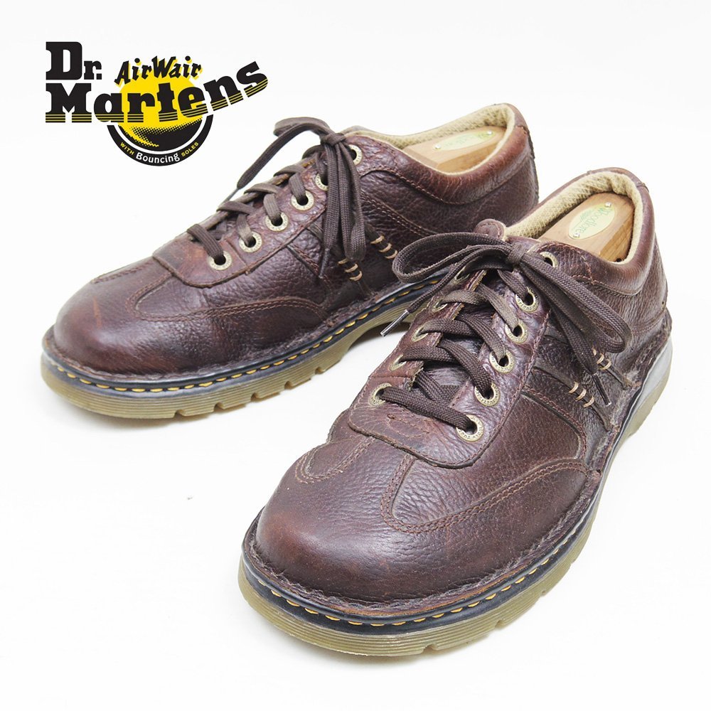 UK11　30㎝相当　Dr.Martens　ドクターマーチン　6ホール　レザーシューズ　ワークシューズ　茶　ダークブラウン　革靴　/U7591_画像1