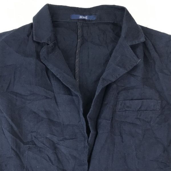 ROPE/ Rope * хлопок / tailored jacket [ женский S/7/ темно-синий / темно-синий ]*BG191