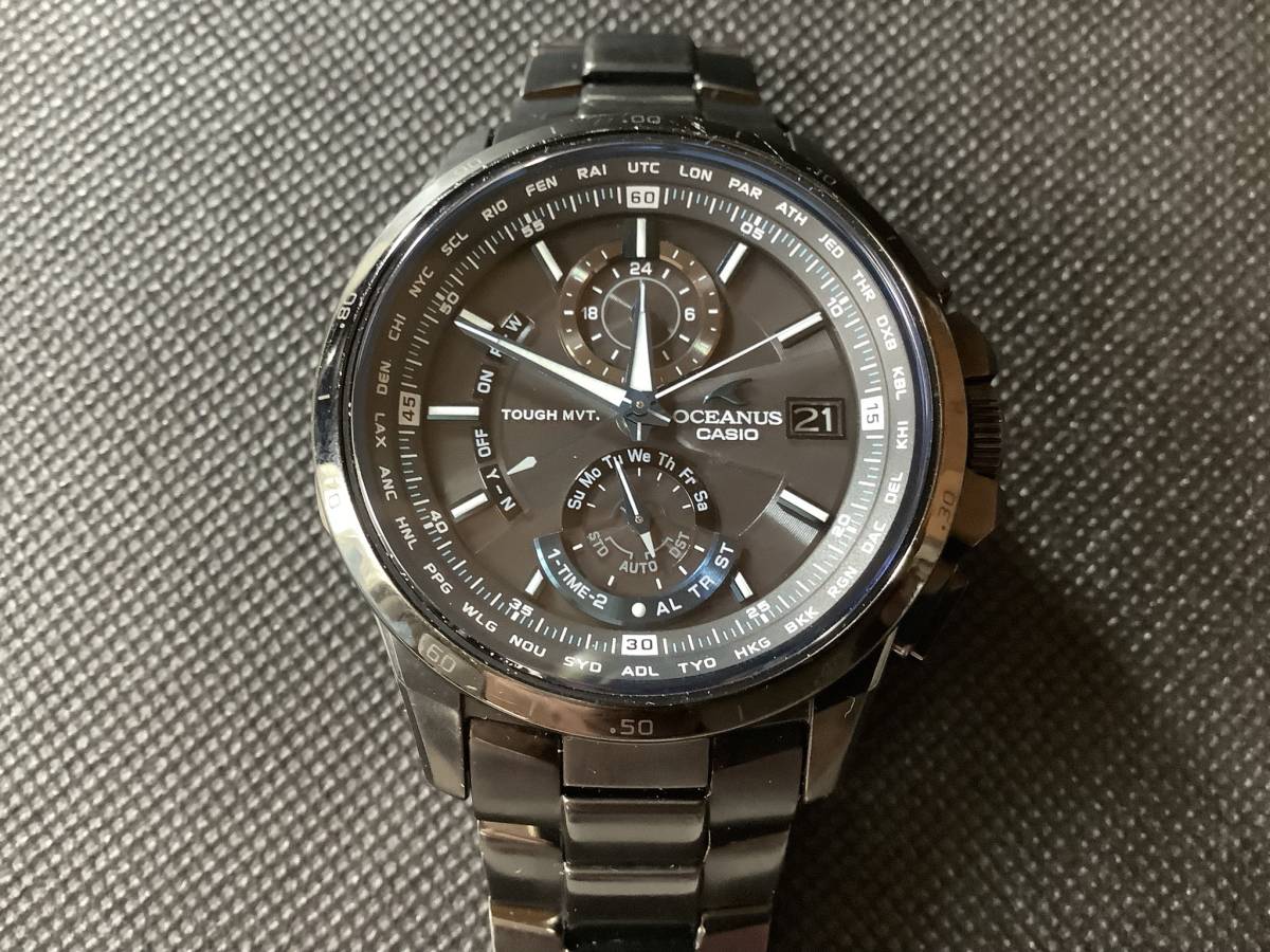 カシオ オシアナス OCEANUS OCW-T1000B-1AJF 腕時計 日本製 チタン