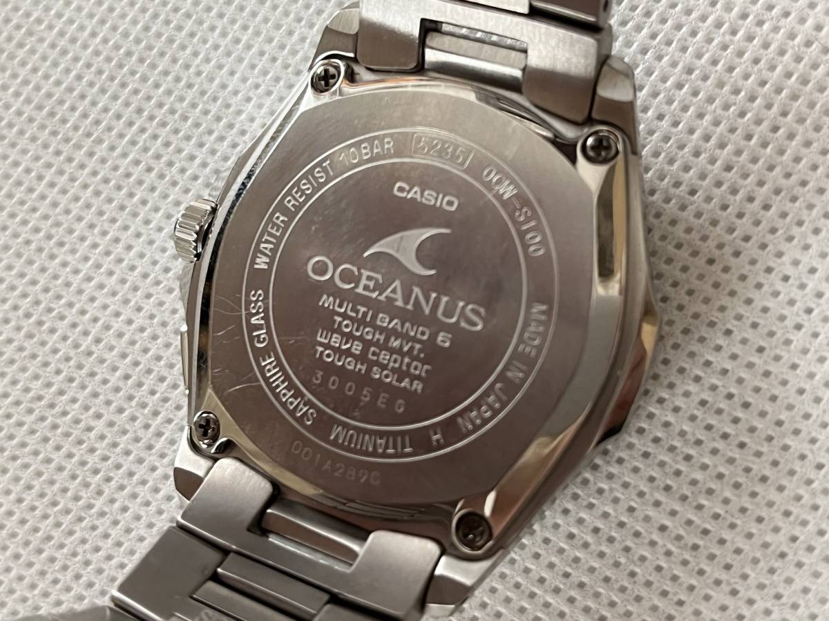 カシオ オシアナス OCW-S100-1AJF 腕時計 ビジネス ウォッチ チタン