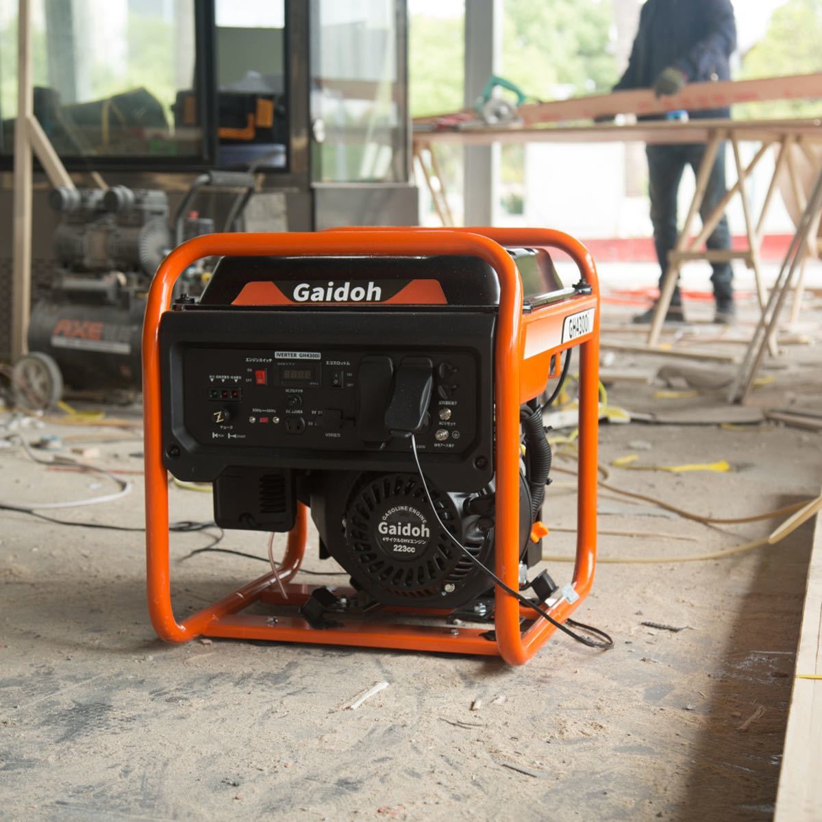 Gaidohインバーター発電機 最大出力4.3kVA 高性能 静音 50Hz Gaidohインバーター発電機 最大出力4.3kVA 高性能 静音 50Hz