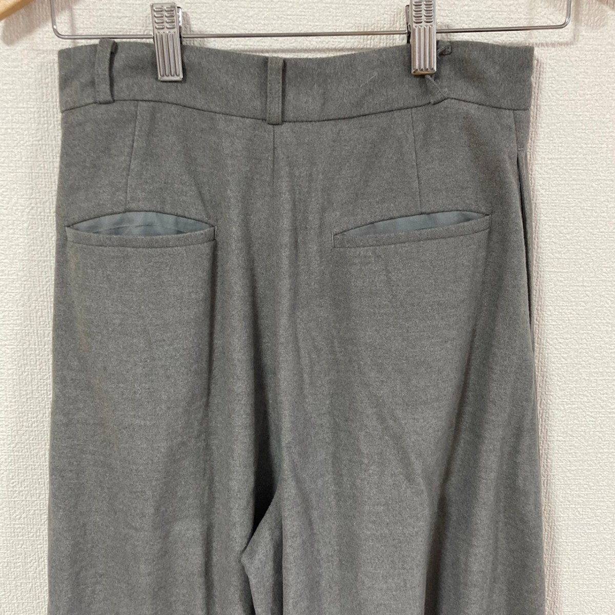 F6618NL Abahouse Devinette ドゥヴィネット サイズ1 (XS～S位) ワイドパンツ ガウチョパンツ グレー レディース フレアパンツ きれいめ_画像7