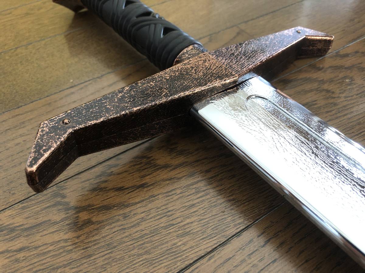 模造刀 模造刀 エクスカリバー 石中剣(石に刺さった剣) 樹脂製 メッキ