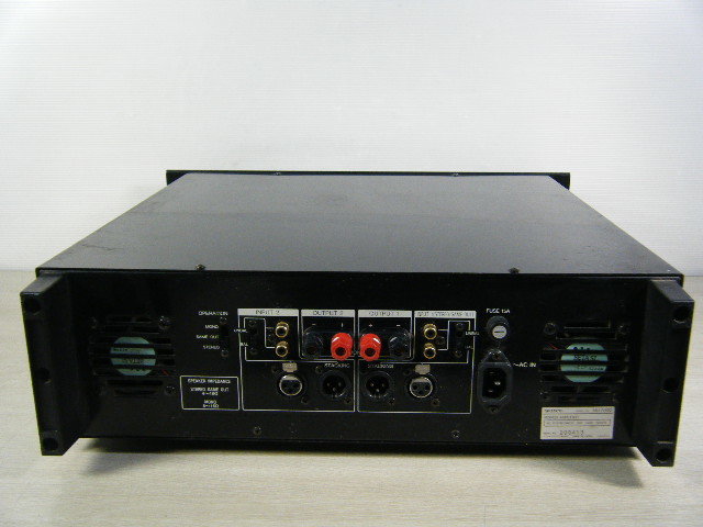 ２た１◆SONY MU-A400 アンプ 業務用 PA機器 現状品の画像8