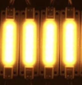 24V LED 超爆光 COB シャーシマーカー タイヤ灯 ダウンライト チップマーカー 低床4軸 トラック用 防水 超明るい アンバー イエロー 10コマ_画像2